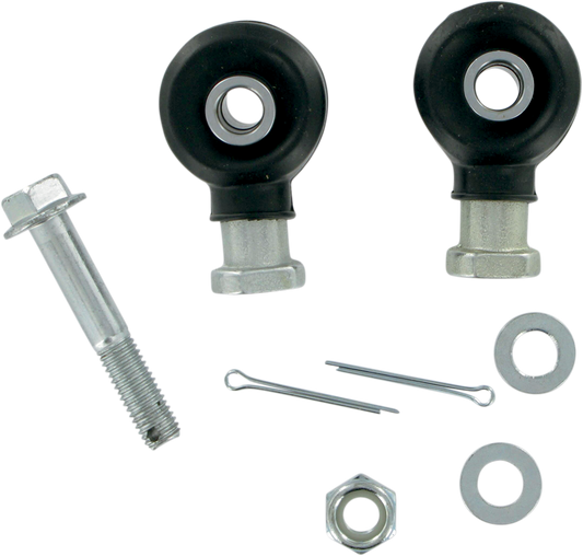 Moose Offroad Polaris tie rod end kit with front inner and outer replacement parts for off-road vehicles.