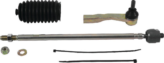 QuadBoss Polaris RZR RS1 & Ranger Crew EPS steering rack tie rod assembly kit with left inner and outer components.