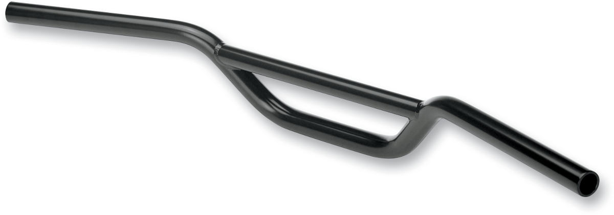 Black BILT WELL motorcycle handlebar for bikes, designed for Moto, with a sturdy and sleek appearance.
