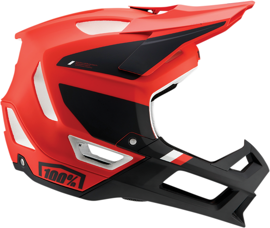 100% Trajecta Helmet - Fidlock - Cargo - Fluo Red - Large 80003-00011 - Howling Moto