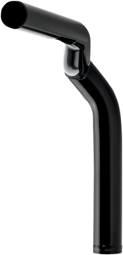 Black BILTWELL Tyson XL pullback handlebar, 10-inch width, for motorcycle handlebars, shown with natural grip and mounting points.