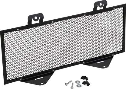 Bill's Exhausts SHOW CHROME Radiator Grille for Ryker 41-419 engine, featuring a shiny chrome finish and intricate design.