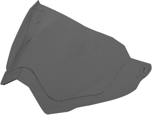 Bill's Exhausts AFX FX-41DS helmet shield in dark smoke, outer visor for motorcycle helmet with tinted protective layer.