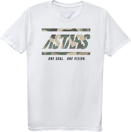 White Alpinestars Conceal T-Shirt in 2XL from Bill's Exhausts with a simple, clean design and crew neck style.
