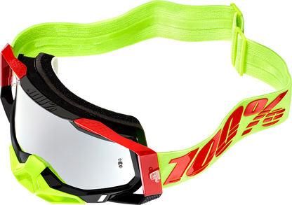 100% Racecraft 2 Goggles - Wiz - Flash Silver 50010-00010 - Howling Moto