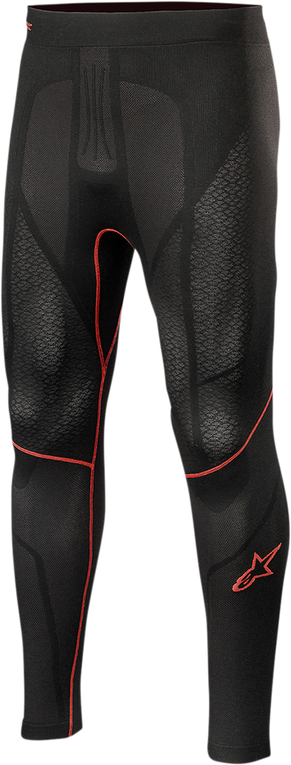 Alpinestars Ride Tech v2 summer underwear pants in black, size M/L, featuring lightweight, breathable fabric for motorcycle comfort.