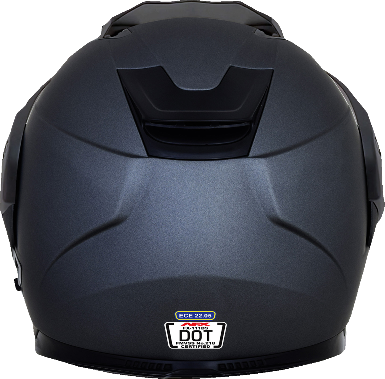 Bill's Exhausts AFX FX-111DS Frost Gray helmet in small size, showing the sleek motorcycle helmet with matte finish.