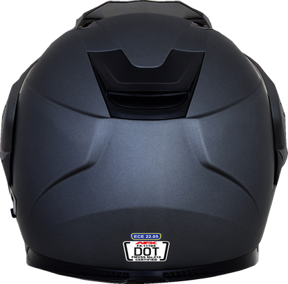 Bill's Exhausts AFX FX-111DS Frost Gray helmet in small size, showing the sleek motorcycle helmet with matte finish.
