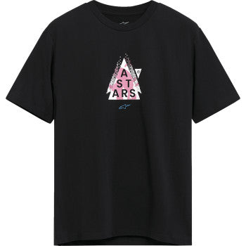 Black ALPINESTARS Soloist CSF T-Shirt in XL, casual black T-shirt featuring the ALPINESTARS logo and design details.