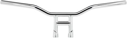 Chrome BILTWELL Tyson 8-inch handlebar from Bill's Exhausts, designed for motorcycle handlebars, with a sleek chrome finish.