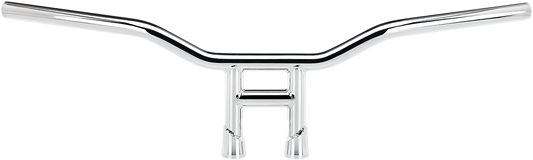Chrome BILTWELL Tyson 8-inch handlebar from Bill's Exhausts, designed for motorcycle handlebars, with a sleek chrome finish.