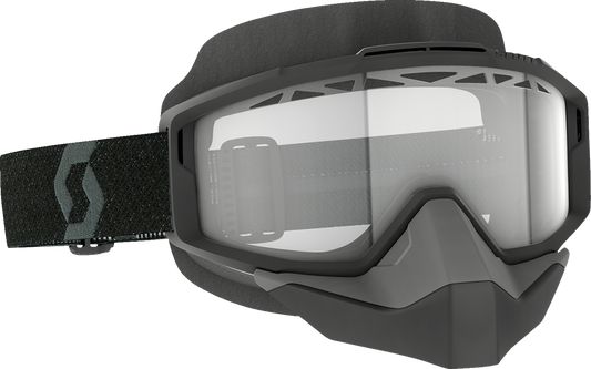SCOTT Split Snow Goggles - OTG - Black - Clear 285543-0001043 - Howling Moto