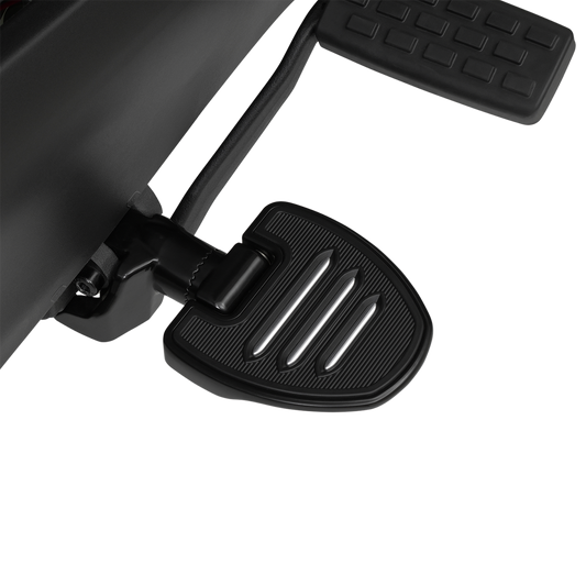 SHOW CHROME Mini Driver Floorboards for Ryker, engine accessories from Bill's Exhausts, featuring durable black finish and detailed design.