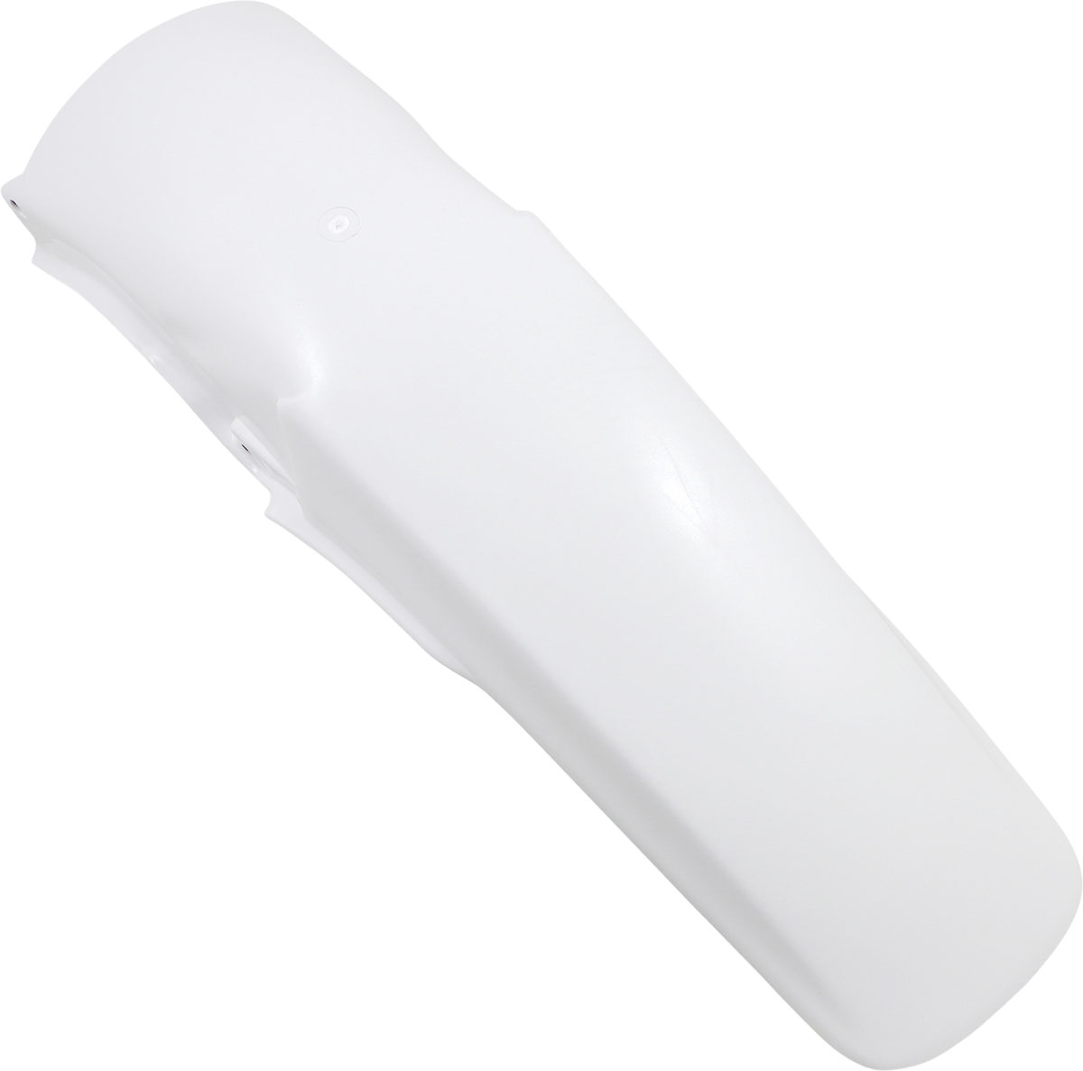 Acerbis white rear fender for motorcycle, durable plastic body part designed for off-road and motocross bikes