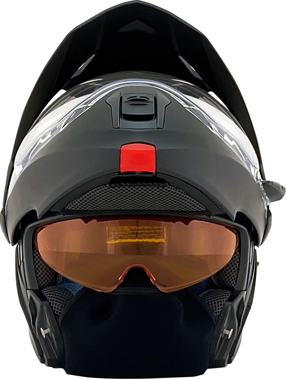Matte black AFX FX-111DS electric snow helmet in 2XL size, featuring a sleek design and adjustable strap for winter sports.