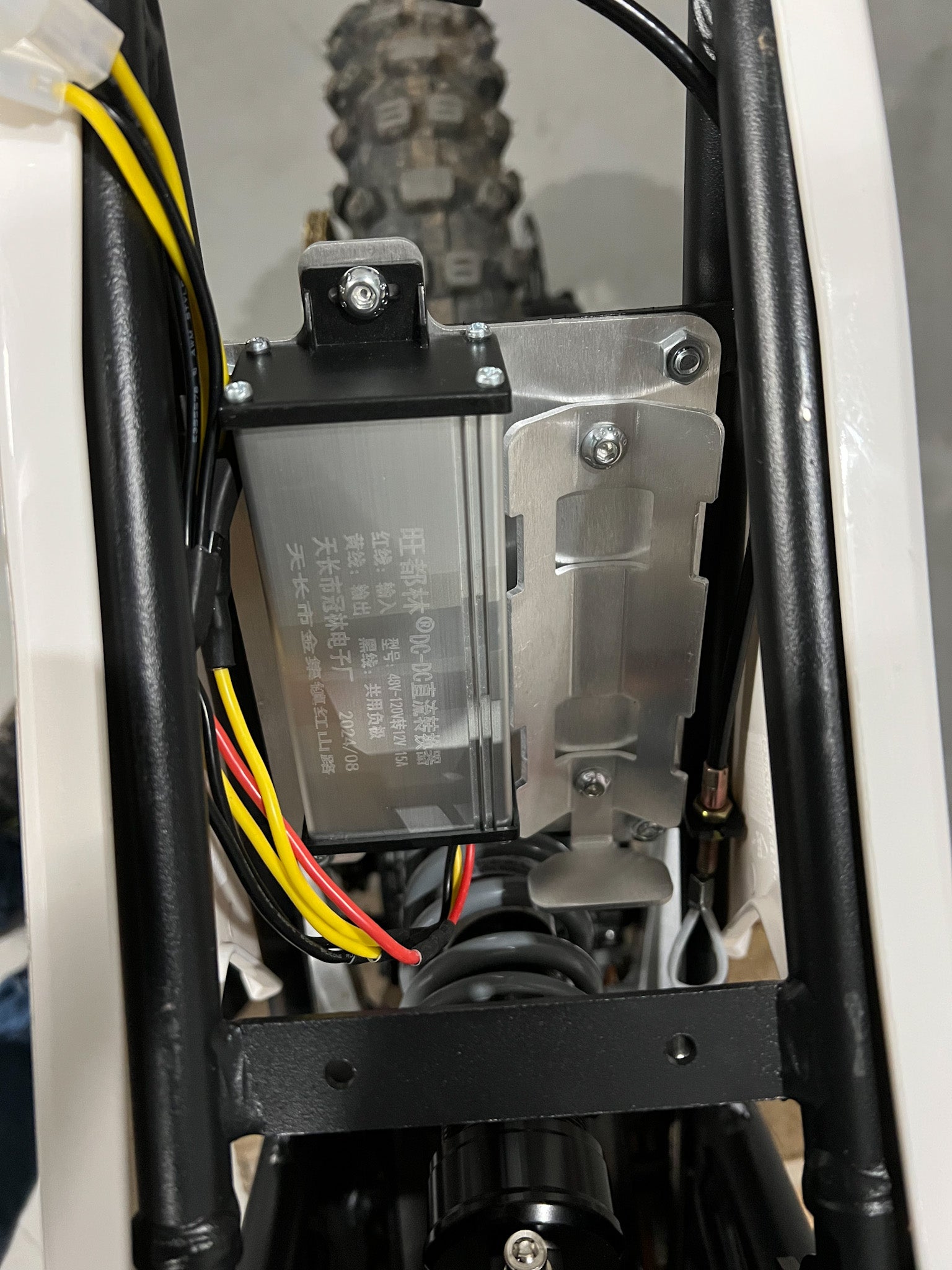 Electro & Co E-Moto headlight kit with plug-and-play design for trail-ready lighting upgrade, featuring durable headlight components.