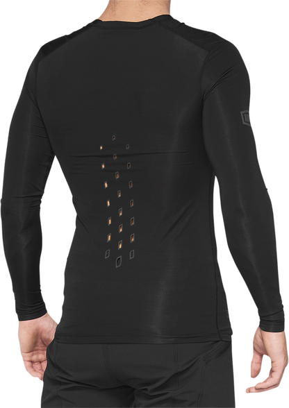 100% R-Core Concept Long-Sleeve Jersey - Black - Large 40004-00002 - Howling Moto