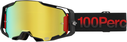100% Armega Goggles - Tzar - Gold Mirror 50005-00014 - Howling Moto