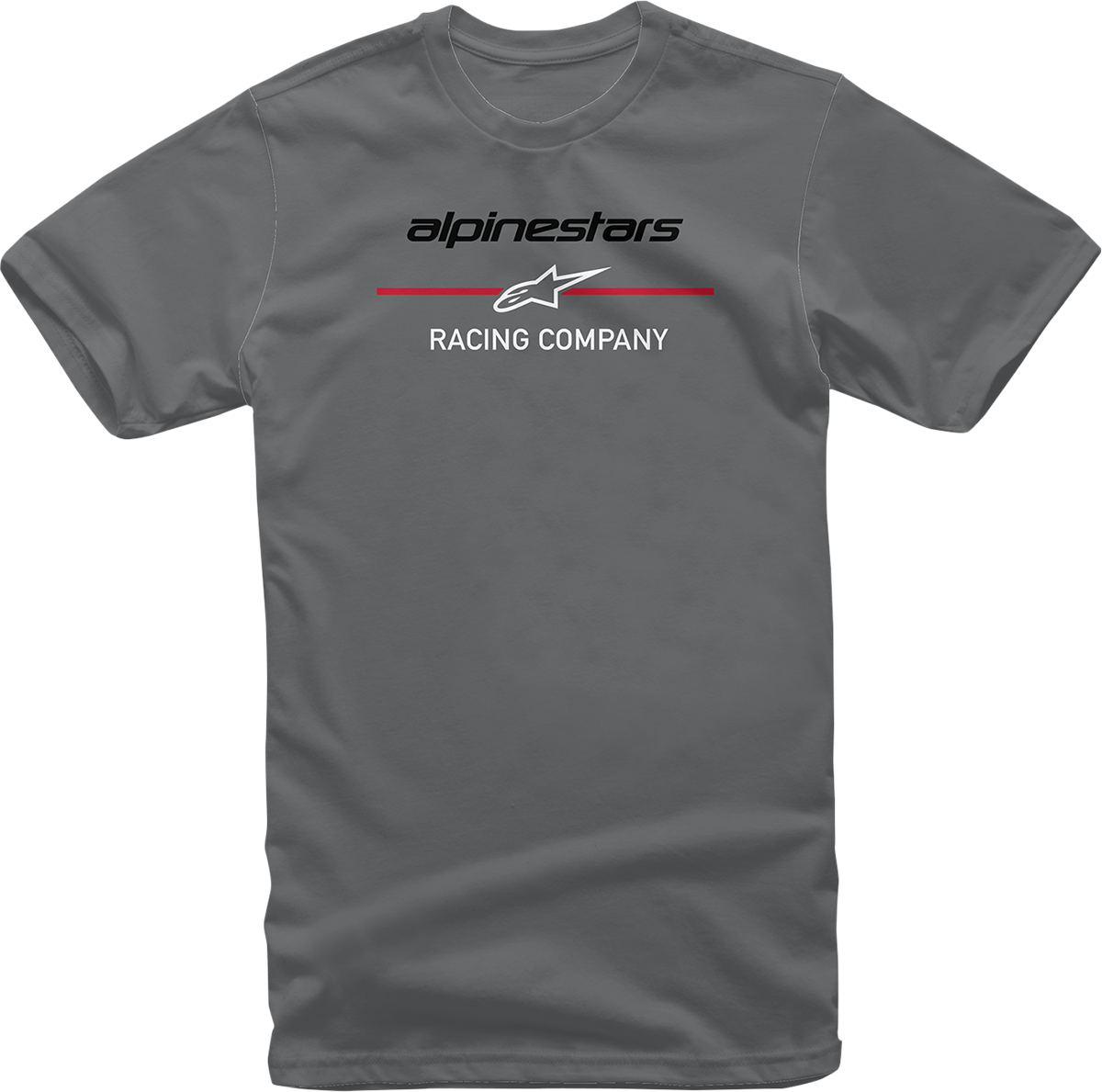 Charcoal Bill's Exhausts ALPINESTARS Bettering T-Shirt in 2XL, featuring the brand logo and stylish casual fit.