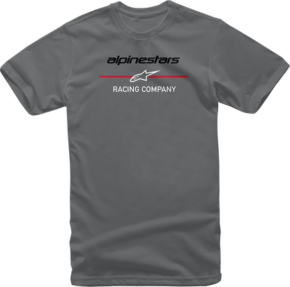 Charcoal Bill's Exhausts ALPINESTARS Bettering T-Shirt in 2XL, featuring the brand logo and stylish casual fit.