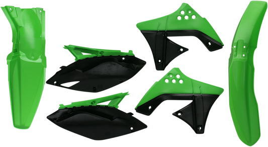 Acerbis OEM standard replacement body kit for motorcycles, featuring durable plastic panels and parts, in a neutral color.