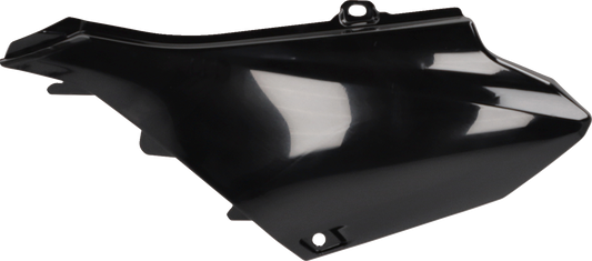 Black Acerbis side panels for body protection, designed for motorcycle customization, shown on a vehicle.