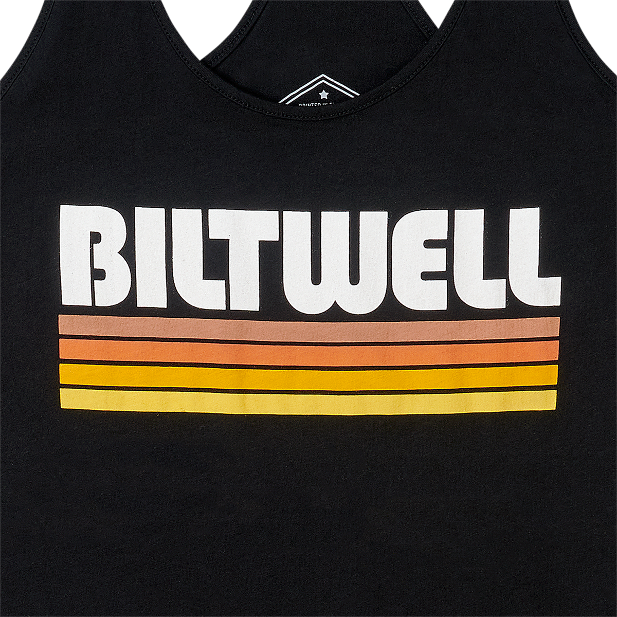 Black BILTWELL women's surf tank top, small size, casual sleeveless top with a relaxed fit and minimal design.