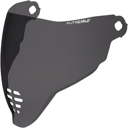 Bill's Exhausts ICON Airflite FliteShield Dark Smoke helmet face shield, clear dark smoke tinted protective visor.