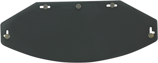 Bill's Exhausts AFX Flat Shield Smoke 5-Snap helmet part showing a dark smoke-colored shield with 5 snap attachments.