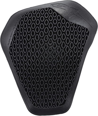 Alpinestars Nucleon Flex Plus small shoulder protectors in black protective gear for motorcycle safety.