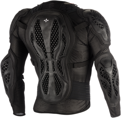Alpinestars Bionic Action Jacket in medium, featuring protective armor and adjustable straps, designed for motorcycle riding comfort.
