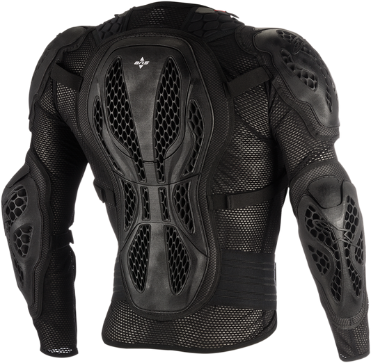 Alpinestars Bionic Action Jacket in medium, featuring protective armor and adjustable straps, designed for motorcycle riding comfort.
