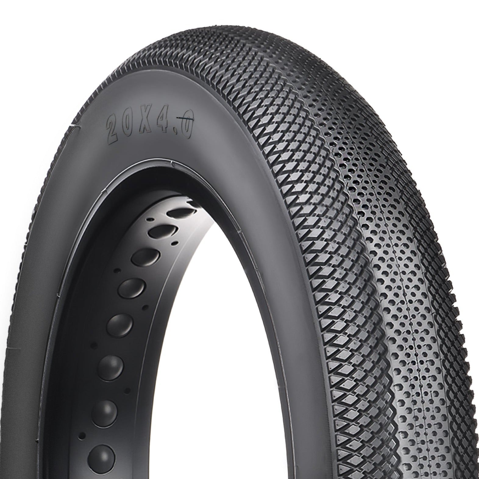 Hycline HyperPave E-Bike and Fat Bike Tire with rugged tread pattern, designed for off-road cycling and durability.