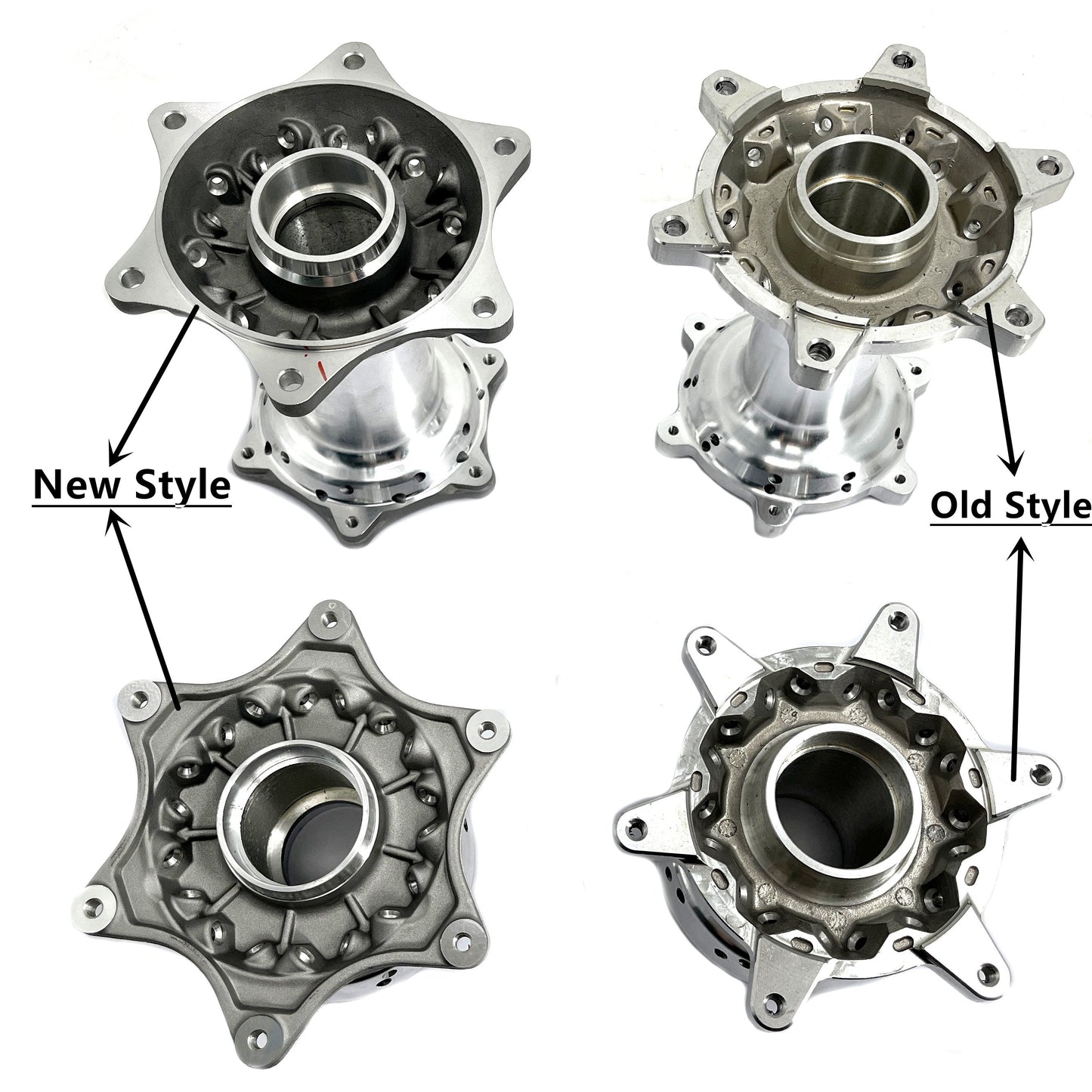 KKE 21/18 New Generation Cast Hub Billet Wheels Fit For KTM EXC XC-W XCF-W EXC-F 2003-2025 Black Spokes