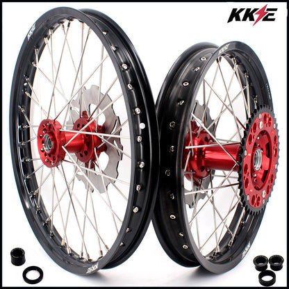 KKE 21in. 18in. Motorcycle Alloy Wheels For HONDA CRF250X 2004-2018 CRF450X 2005-2018 - Howling Moto