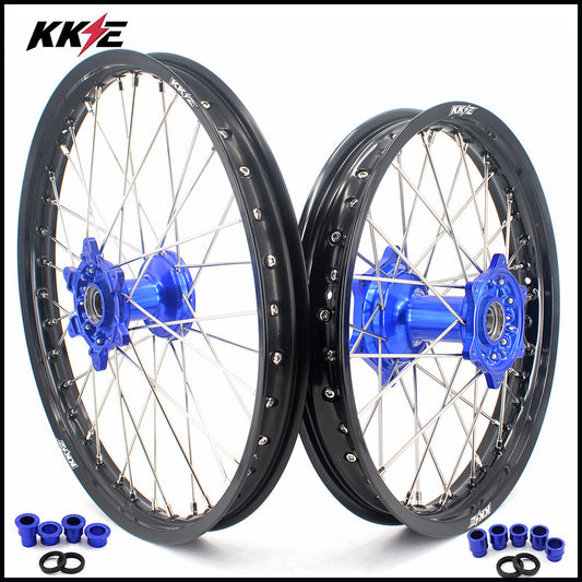 KKE 21 & 18 Cast Enduro Wheels For YAMAHA YZ250F 2001-2015 YZ450F 2003-2015 - Howling Moto