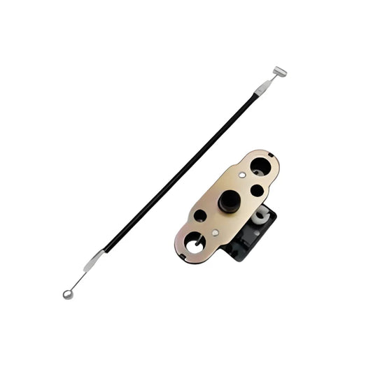 Rawrr Mantis Mini R/R17 seat lock assembly with metal components and locking mechanism, designed for motorcycle seats.