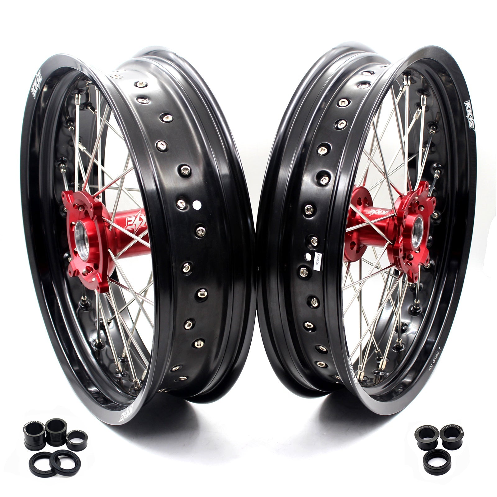 KKE 3.5 & 4.25 Supermoto Wheels for Honda CRF250R 2014-2025 CRF450R 2013-2025 CRF450X 2019-2025 - Howling Moto