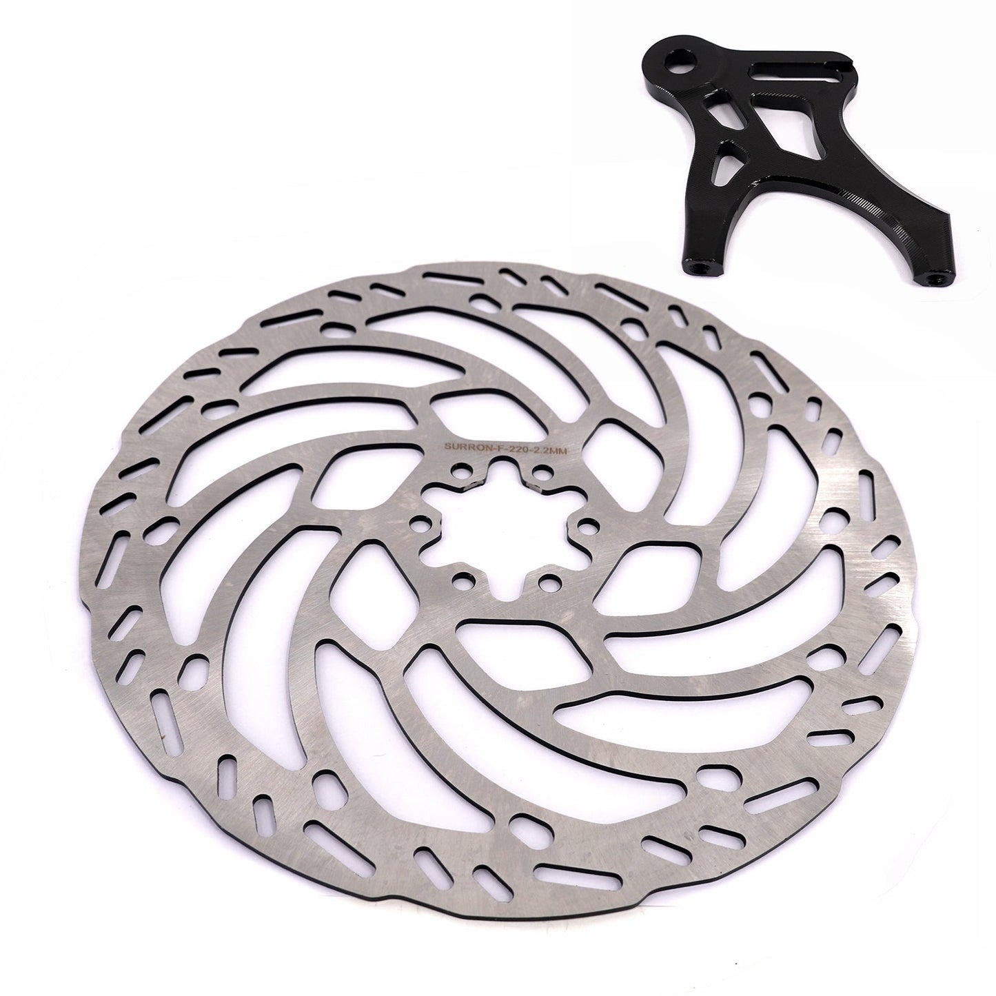 KKE Rear 220MM Disc with Adapter For SurRon Light Bee X, Segway X160/X260, E-Ride Pro SS  (Collective) - Howling Moto