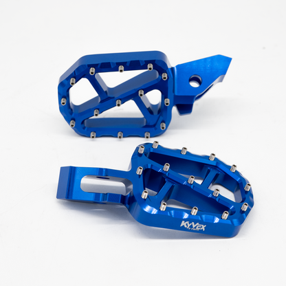 KyVex Billet Wide Foot Pegs - Ultra Bee Compatible