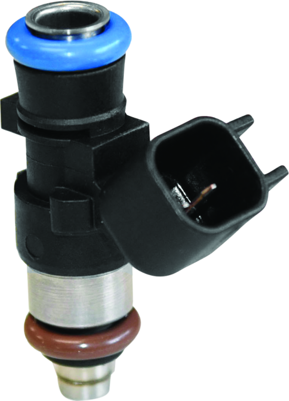 QuadBoss fuel injector for Polaris ACE 570, 2015-2019, showing the direct replacement injector part with connector and nozzle.