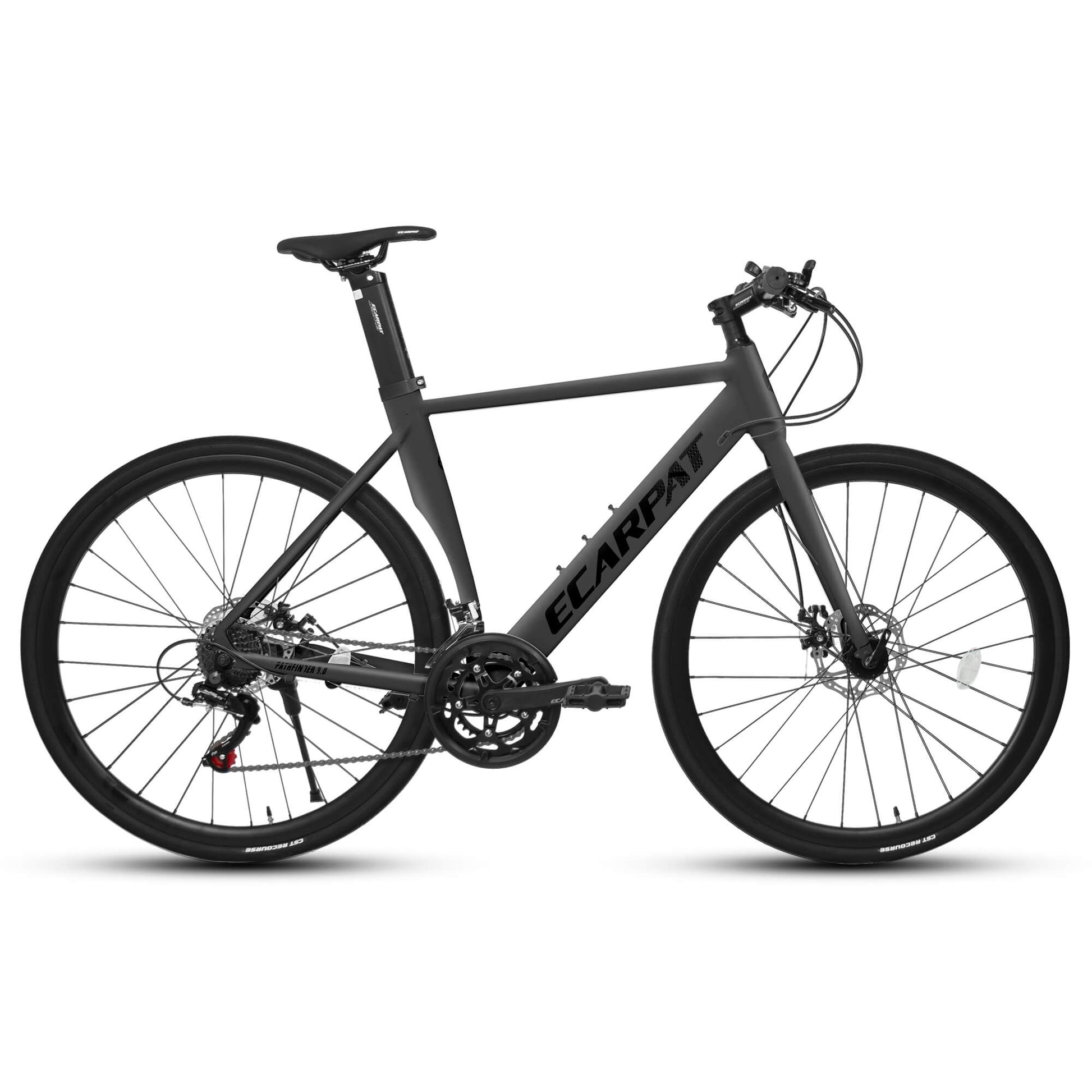 Hycline Ecarpat ZFA 700×32C bicycle tire mounted on a bike wheel with tread pattern visible.