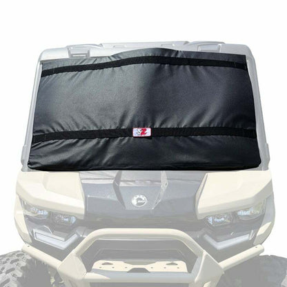 SEIZMIK windshield protector can with 3-layer water-resistant fabric, designed to shield and protect windshields from moisture and water.