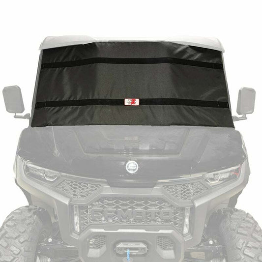 SEIZMIK CFMoto windshield protector, model 66-10128, clear durable windscreen for off-road vehicles, weather-resistant design