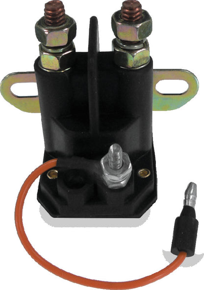 QuadBoss Polaris 300 2x4 starter solenoid and relay for ATV, showing the electrical component with wiring and connectors.