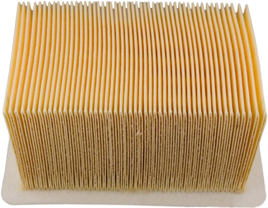 Hiflofiltro HFA7911 air filter for high-performance engines, showing the cylindrical filter with pleated paper media and rubber frame.
