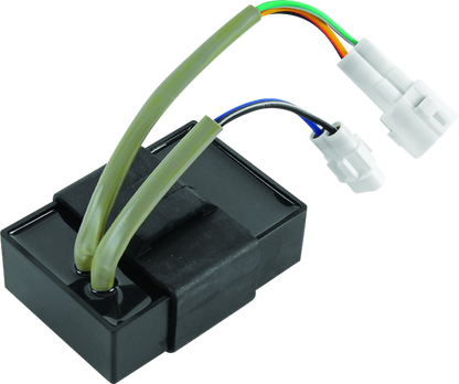 QuadBoss high-performance CDI module for Kawasaki KEF300 Lakota, model 95-03, part #402293, shown in the image.