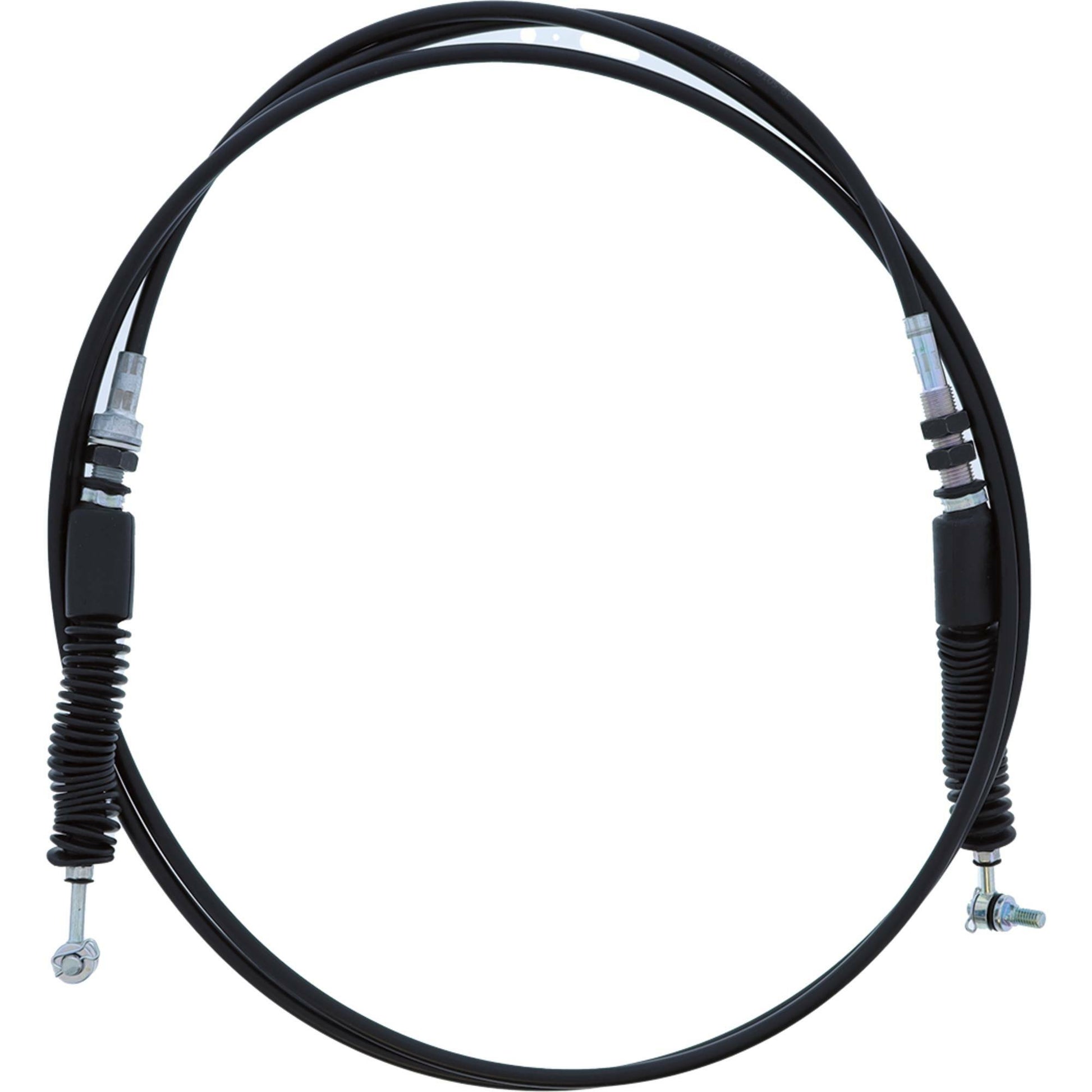 ALL BALLS UTV shift cable with heavy-duty design and weather protection, showing the sturdy cable and protective boots.