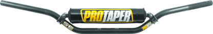 ProTaper SE CR High Handlebar in Jet Black, designed for speed and strength, with a sleek, curved shape for motorcycle riding.