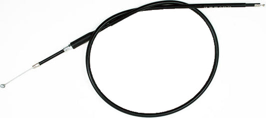 Black vinyl hot start cable for motorcycle, MOTION PRO brand, designed for reliable engine starting.